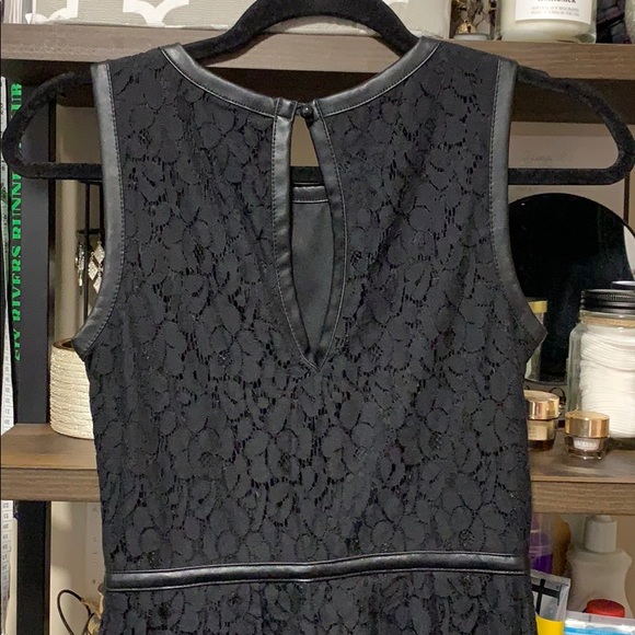 Black Lace A Line Dress - Picture 3 of 3